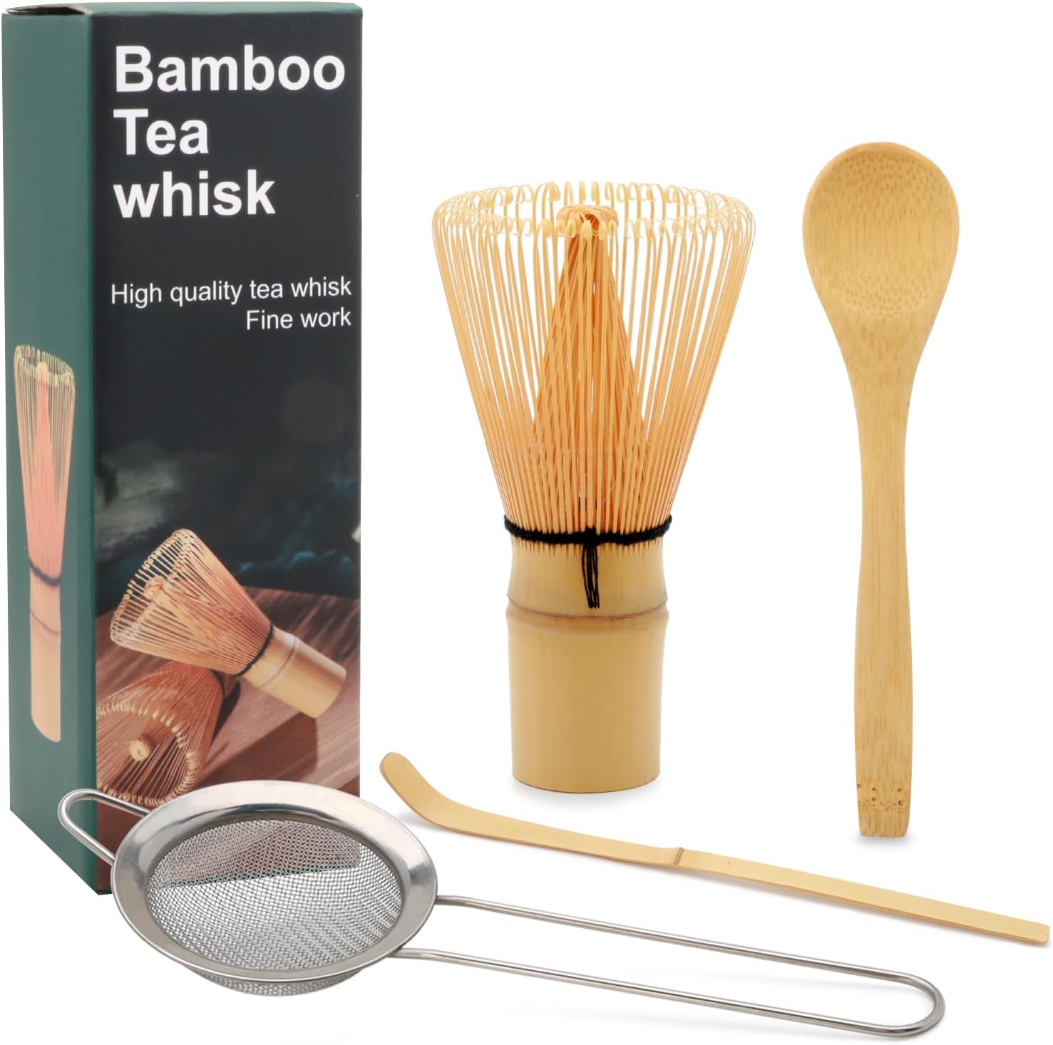 Matcha Whisk Set de Bambú