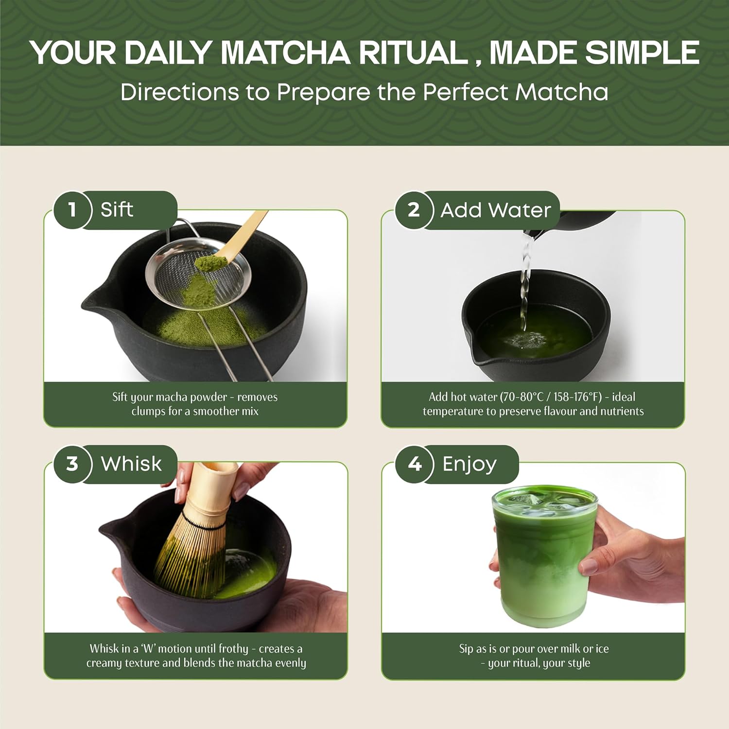 Morii Matcha Whisk Set (5pcs)