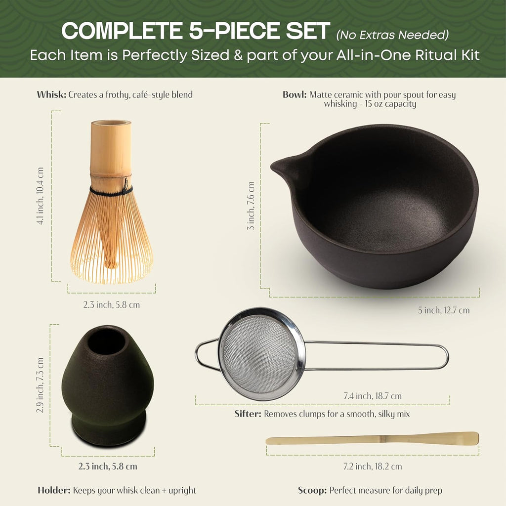 Morii Matcha Whisk Set (5pcs)