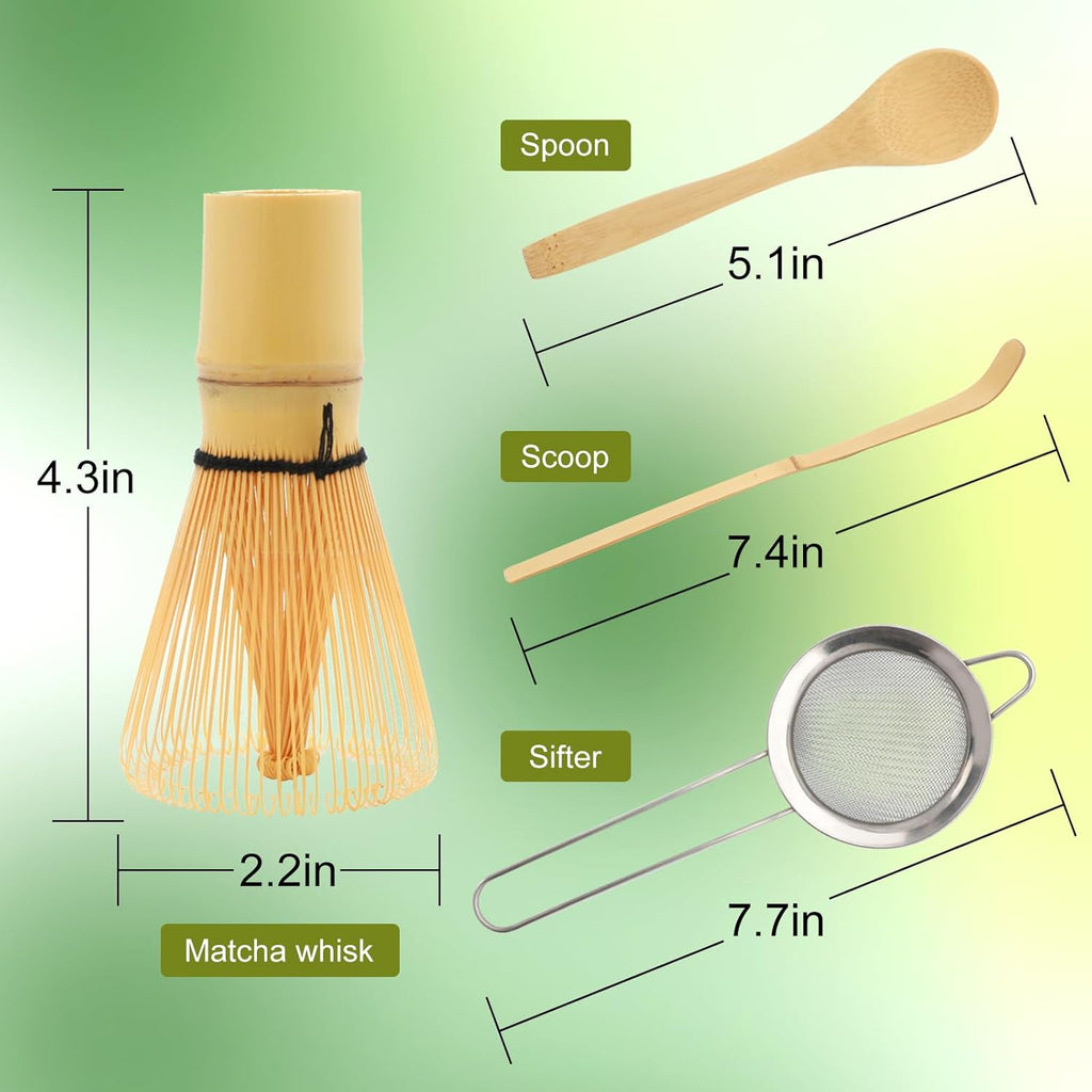 Matcha Whisk Set de Bambú