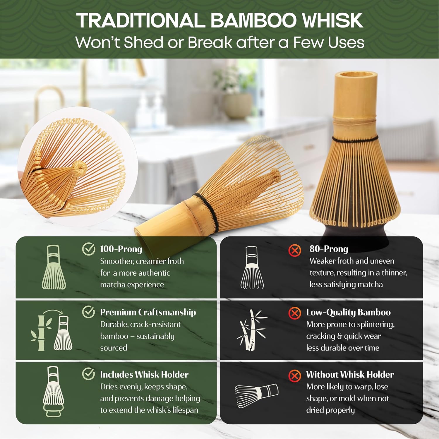 Morii Matcha Whisk Set (5pcs)